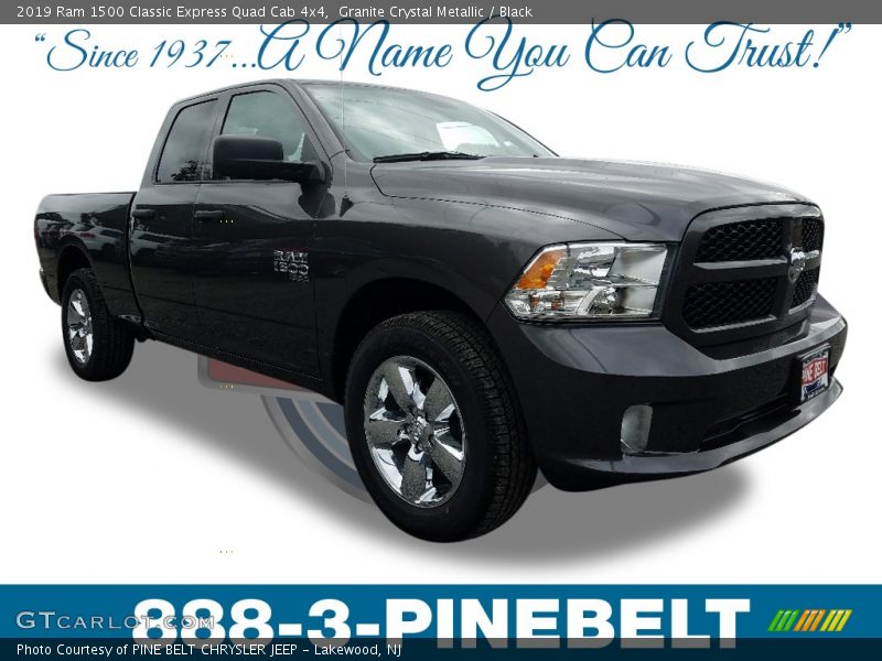 Granite Crystal Metallic / Black 2019 Ram 1500 Classic Express Quad Cab 4x4