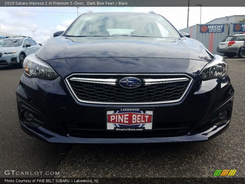 Dark Blue Pearl / Black 2019 Subaru Impreza 2.0i Premium 5-Door