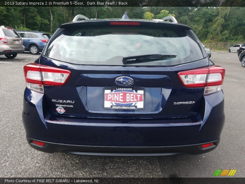 Dark Blue Pearl / Black 2019 Subaru Impreza 2.0i Premium 5-Door