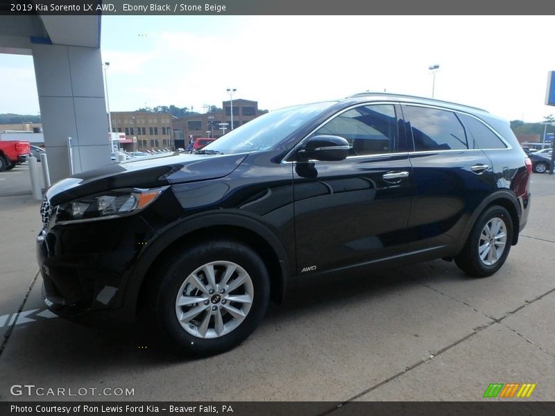 Ebony Black / Stone Beige 2019 Kia Sorento LX AWD