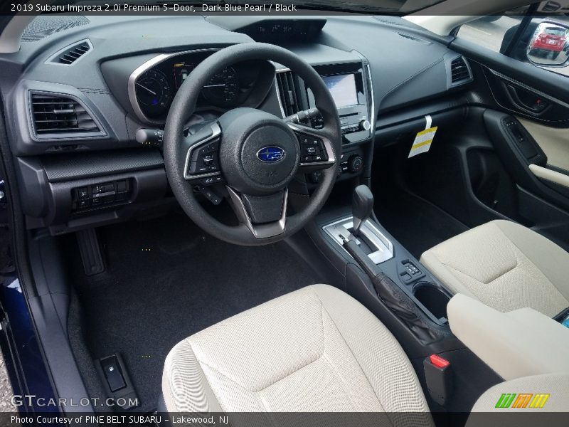  2019 Impreza 2.0i Premium 5-Door Black Interior
