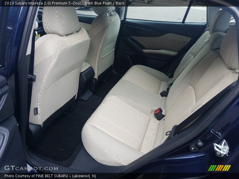 Rear Seat of 2019 Impreza 2.0i Premium 5-Door
