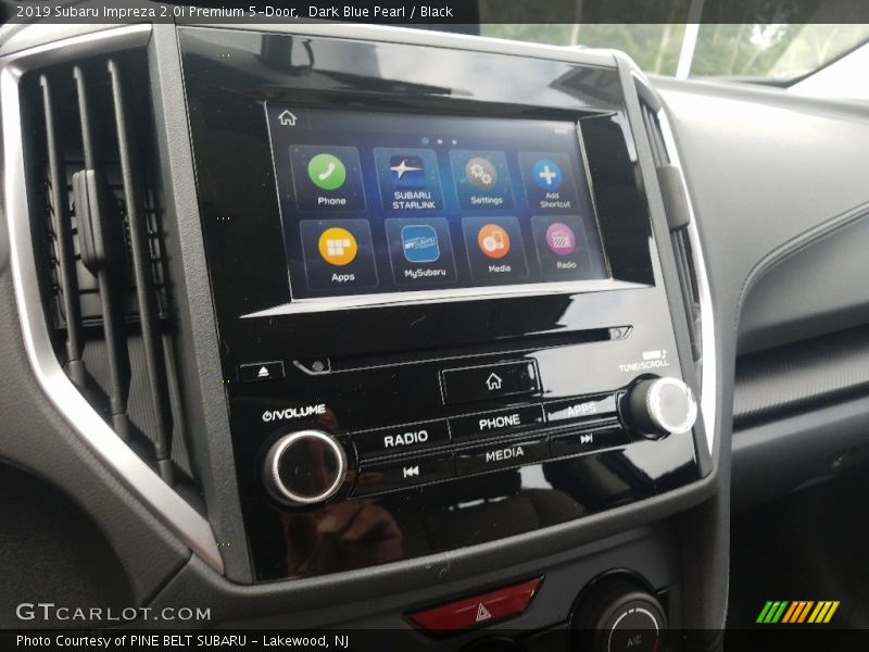 Dark Blue Pearl / Black 2019 Subaru Impreza 2.0i Premium 5-Door