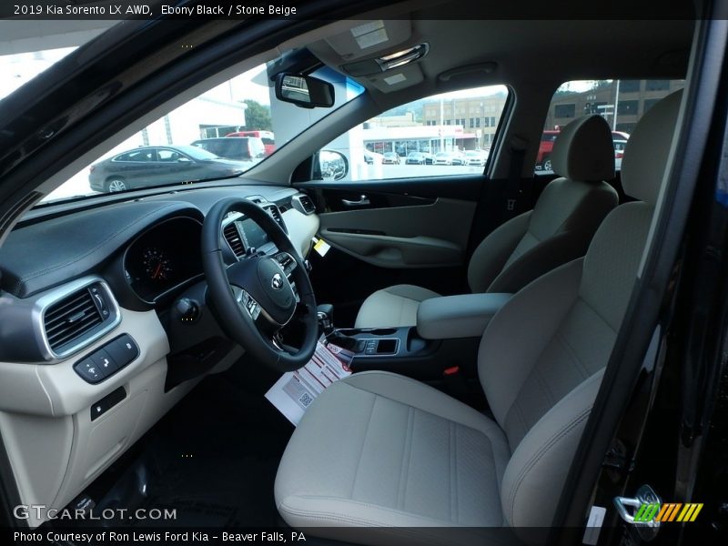 Ebony Black / Stone Beige 2019 Kia Sorento LX AWD