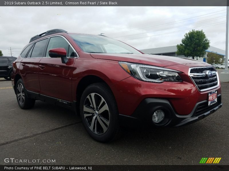 Crimson Red Pearl / Slate Black 2019 Subaru Outback 2.5i Limited