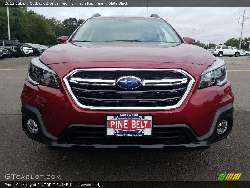 Crimson Red Pearl / Slate Black 2019 Subaru Outback 2.5i Limited