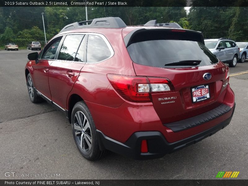 Crimson Red Pearl / Slate Black 2019 Subaru Outback 2.5i Limited