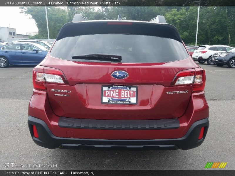 Crimson Red Pearl / Slate Black 2019 Subaru Outback 2.5i Limited