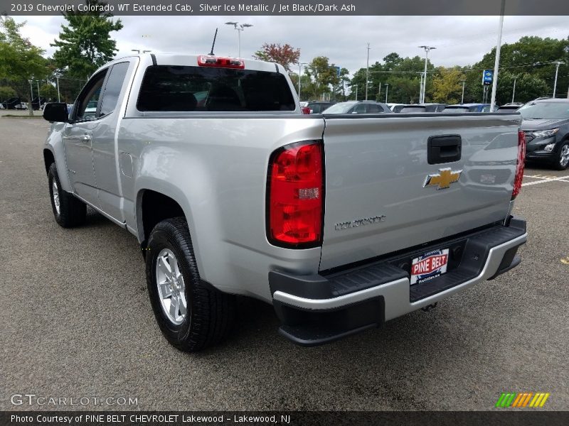Silver Ice Metallic / Jet Black/Dark Ash 2019 Chevrolet Colorado WT Extended Cab