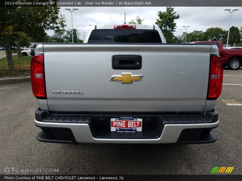 Silver Ice Metallic / Jet Black/Dark Ash 2019 Chevrolet Colorado WT Extended Cab