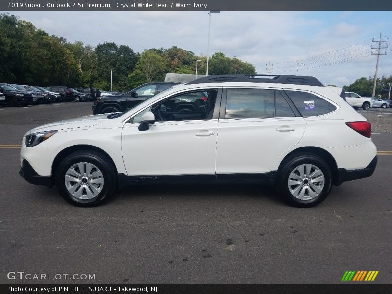 Crystal White Pearl / Warm Ivory 2019 Subaru Outback 2.5i Premium