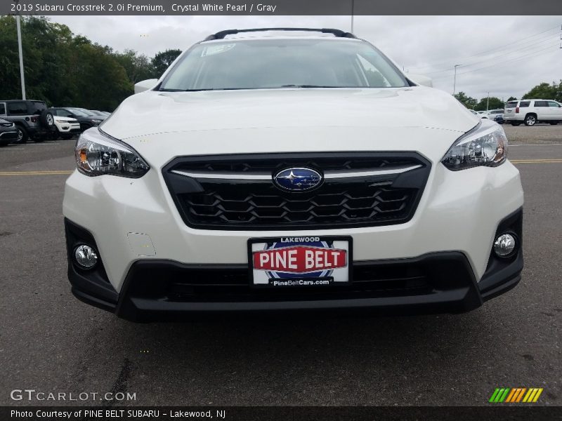 Crystal White Pearl / Gray 2019 Subaru Crosstrek 2.0i Premium