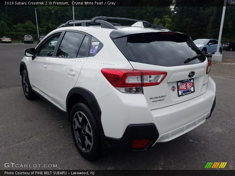 Crystal White Pearl / Gray 2019 Subaru Crosstrek 2.0i Premium