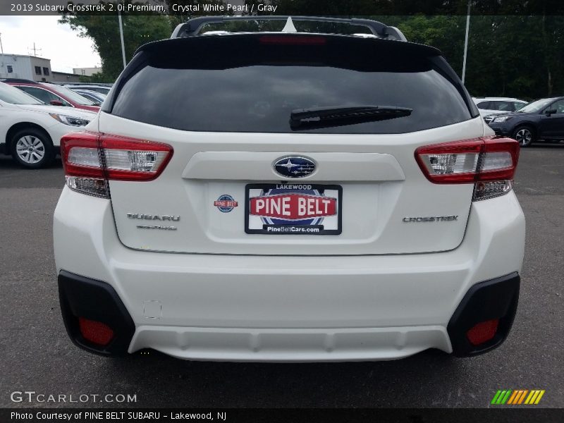 Crystal White Pearl / Gray 2019 Subaru Crosstrek 2.0i Premium