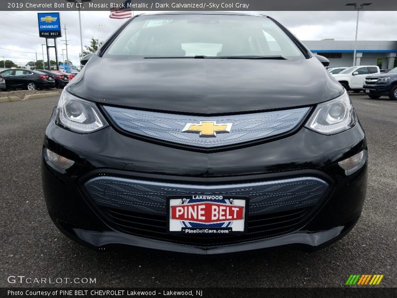 Mosaic Black Metallic / Dark Galvanized/­Sky Cool Gray 2019 Chevrolet Bolt EV LT
