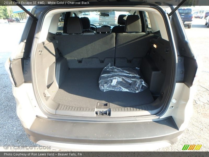 White Gold / Charcoal Black 2018 Ford Escape SE 4WD