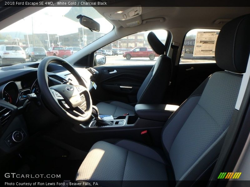 White Gold / Charcoal Black 2018 Ford Escape SE 4WD