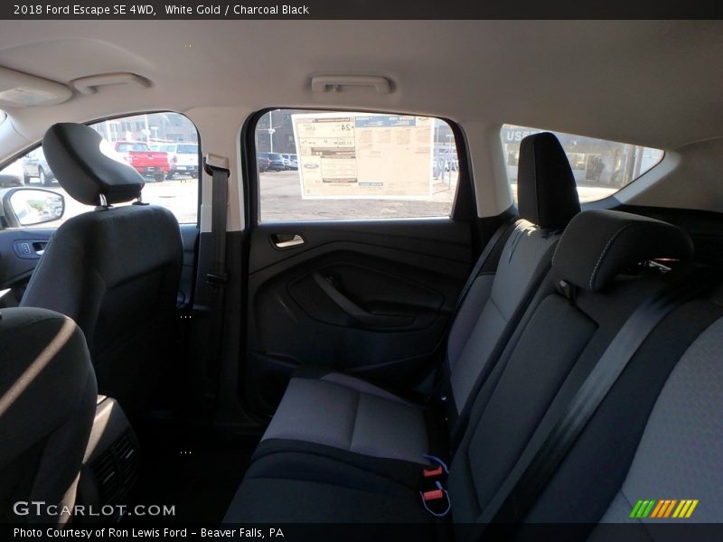 White Gold / Charcoal Black 2018 Ford Escape SE 4WD