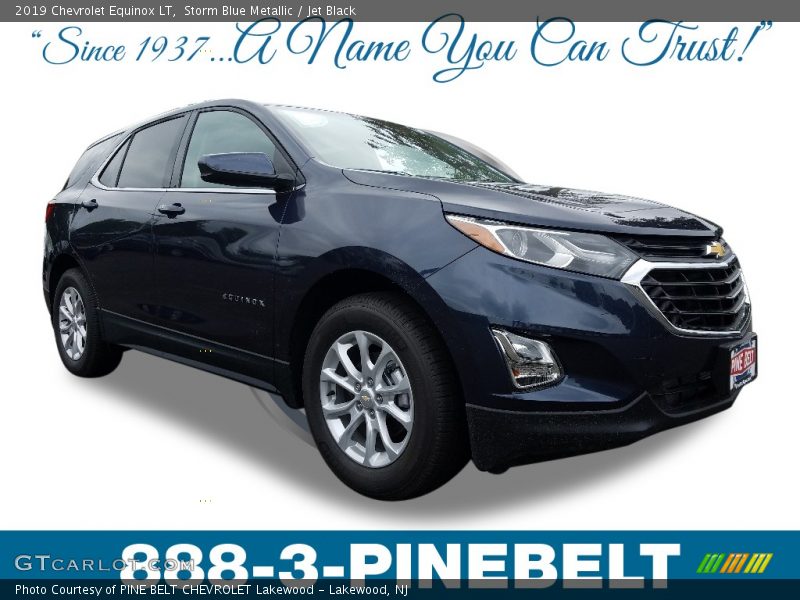 Storm Blue Metallic / Jet Black 2019 Chevrolet Equinox LT
