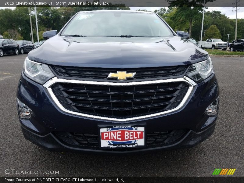 Storm Blue Metallic / Jet Black 2019 Chevrolet Equinox LT