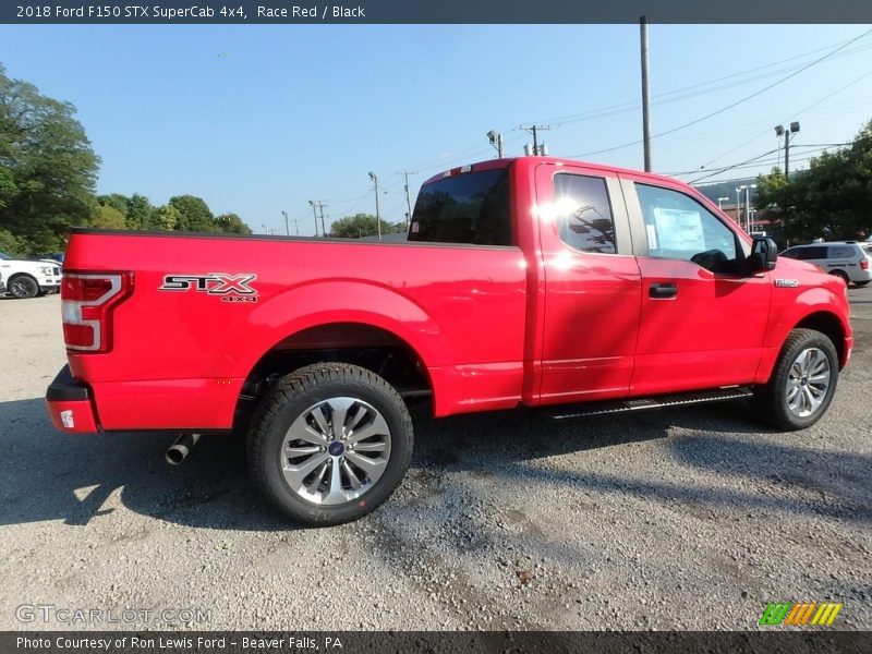 Race Red / Black 2018 Ford F150 STX SuperCab 4x4