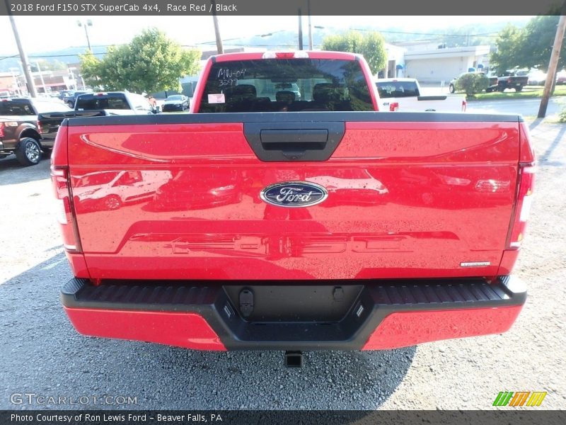 Race Red / Black 2018 Ford F150 STX SuperCab 4x4
