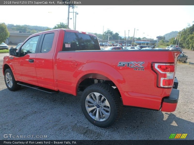 Race Red / Black 2018 Ford F150 STX SuperCab 4x4