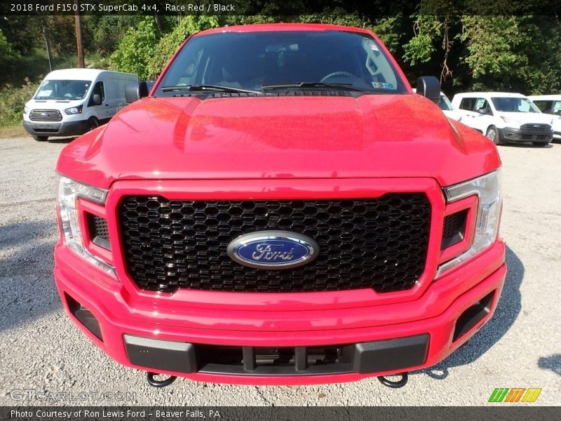 Race Red / Black 2018 Ford F150 STX SuperCab 4x4