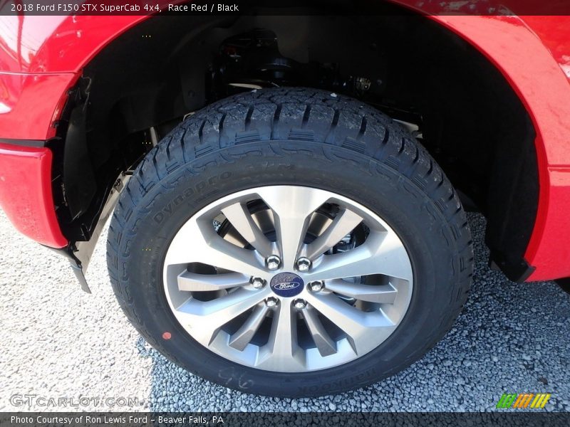 Race Red / Black 2018 Ford F150 STX SuperCab 4x4
