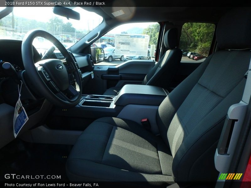 Race Red / Black 2018 Ford F150 STX SuperCab 4x4