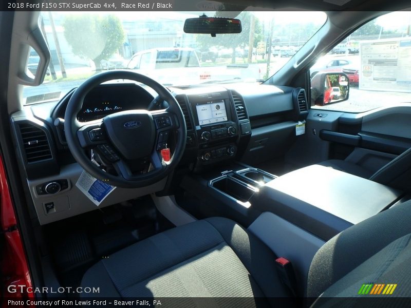 Race Red / Black 2018 Ford F150 STX SuperCab 4x4