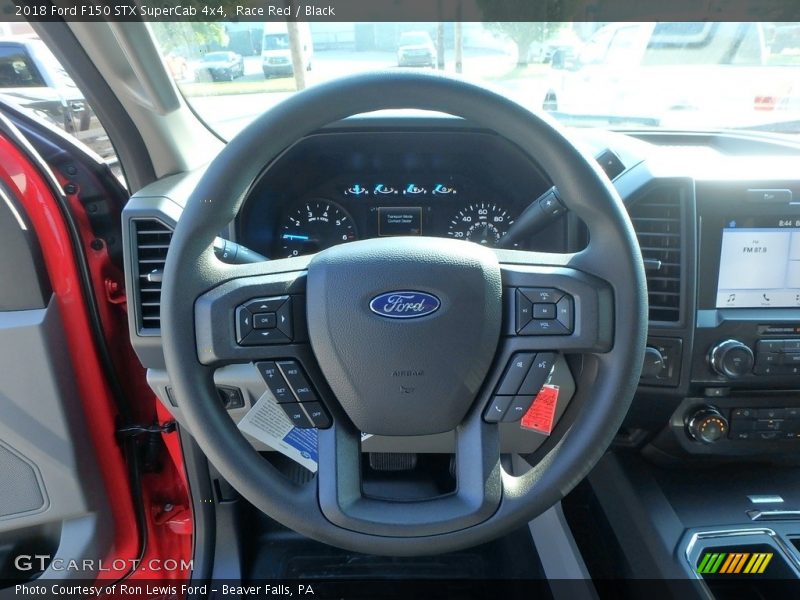 Race Red / Black 2018 Ford F150 STX SuperCab 4x4