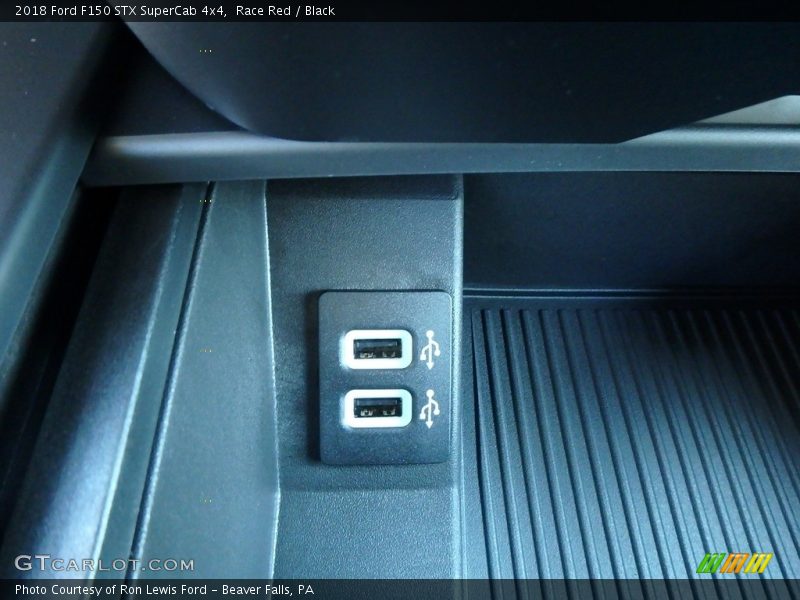 Race Red / Black 2018 Ford F150 STX SuperCab 4x4