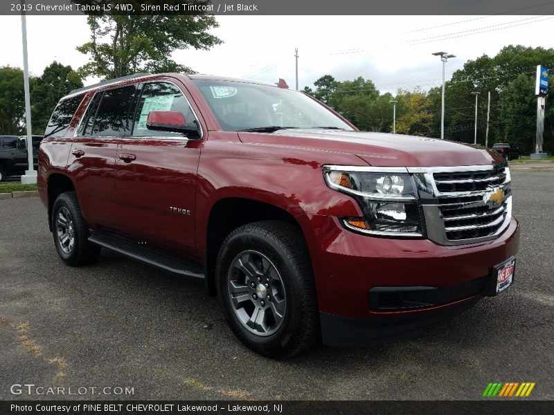 Siren Red Tintcoat / Jet Black 2019 Chevrolet Tahoe LS 4WD