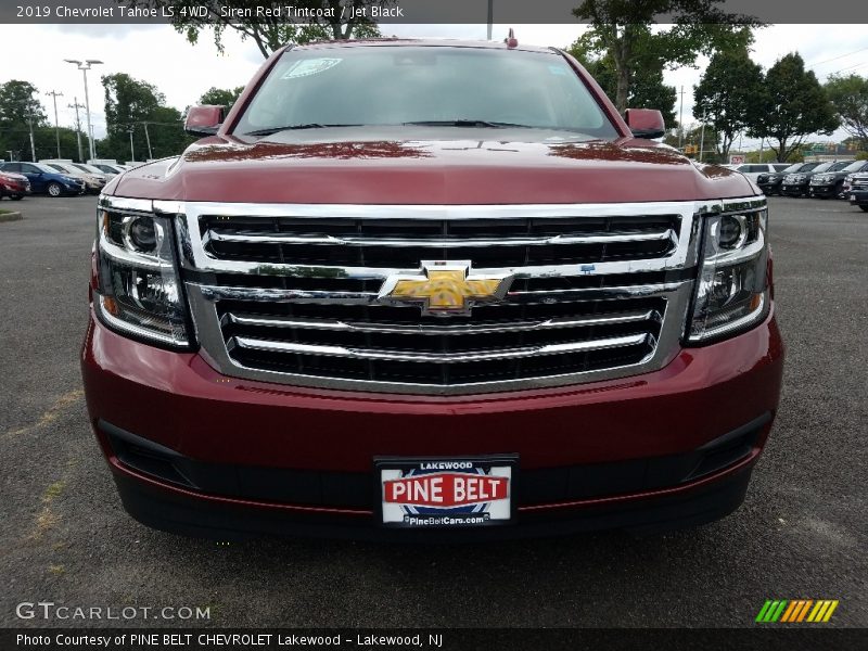 Siren Red Tintcoat / Jet Black 2019 Chevrolet Tahoe LS 4WD