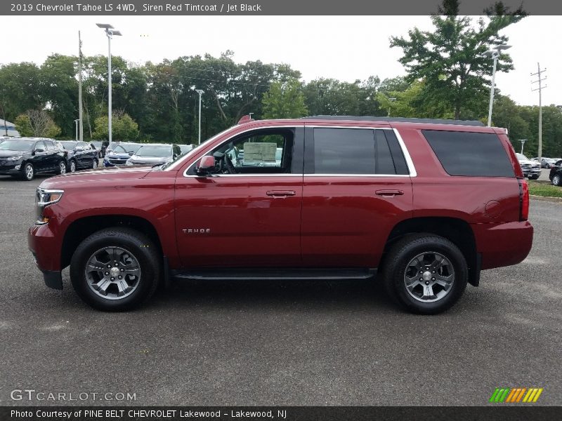 Siren Red Tintcoat / Jet Black 2019 Chevrolet Tahoe LS 4WD