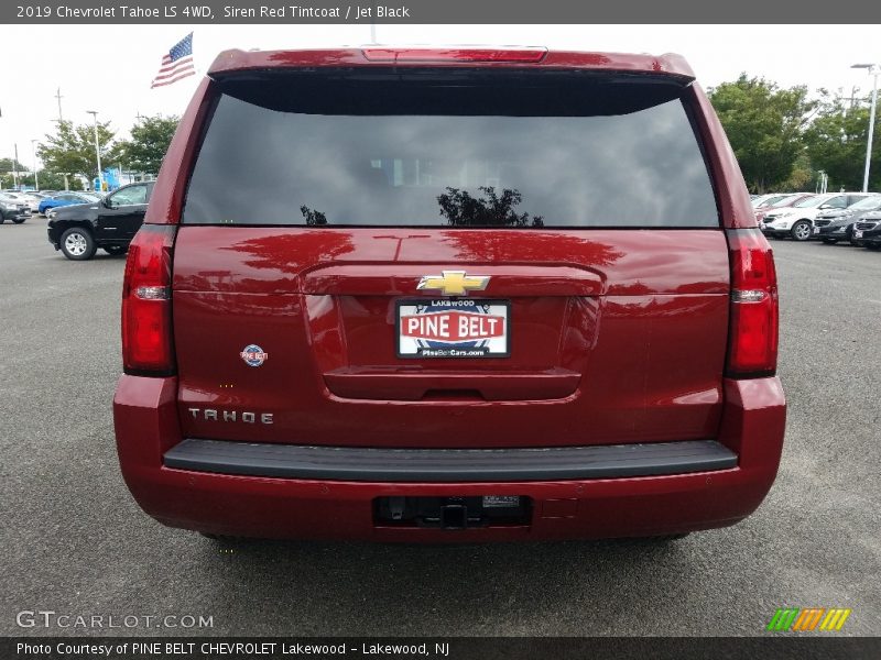 Siren Red Tintcoat / Jet Black 2019 Chevrolet Tahoe LS 4WD