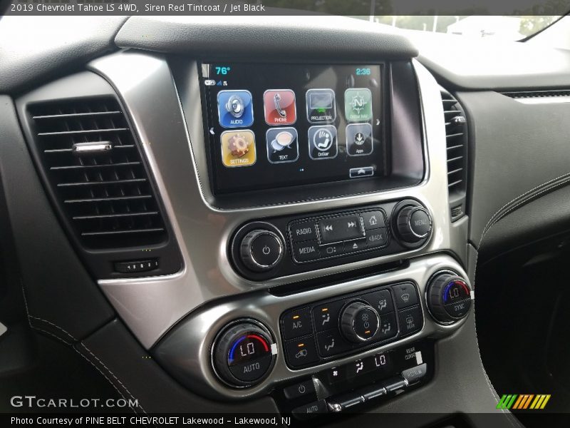 Siren Red Tintcoat / Jet Black 2019 Chevrolet Tahoe LS 4WD