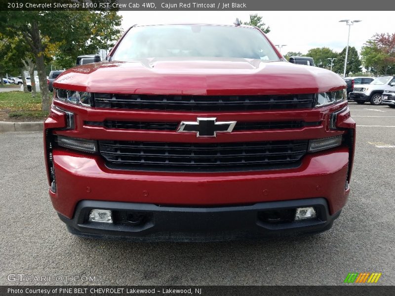 Cajun Red Tintcoat / Jet Black 2019 Chevrolet Silverado 1500 RST Crew Cab 4WD