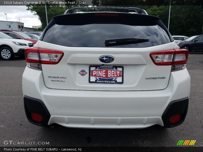 Crystal White Pearl / Gray 2019 Subaru Crosstrek 2.0i