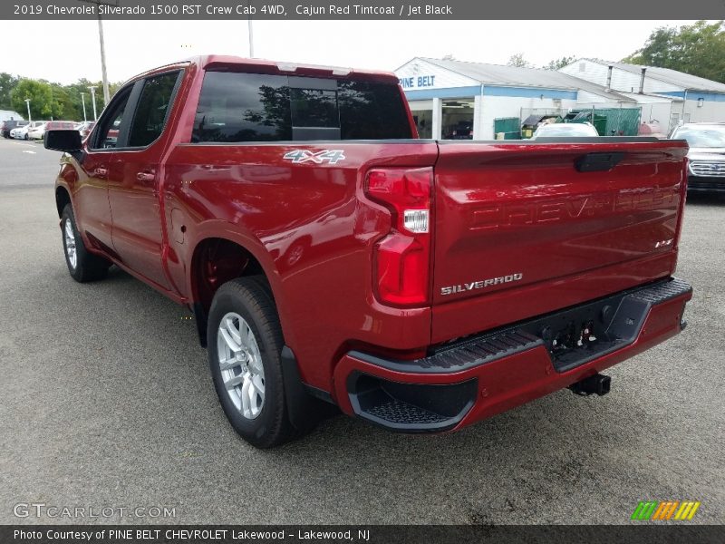 Cajun Red Tintcoat / Jet Black 2019 Chevrolet Silverado 1500 RST Crew Cab 4WD