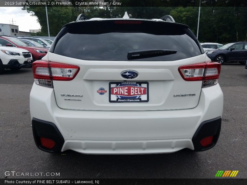 Crystal White Pearl / Gray 2019 Subaru Crosstrek 2.0i Premium