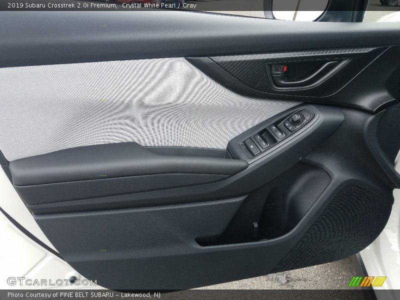Crystal White Pearl / Gray 2019 Subaru Crosstrek 2.0i Premium