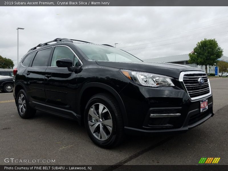 Crystal Black Silica / Warm Ivory 2019 Subaru Ascent Premium