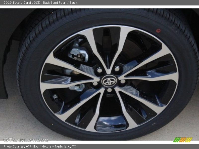 Black Sand Pearl / Black 2019 Toyota Corolla XSE