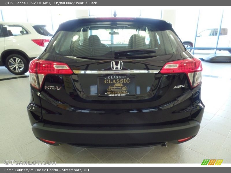 Crystal Black Pearl / Black 2019 Honda HR-V LX AWD
