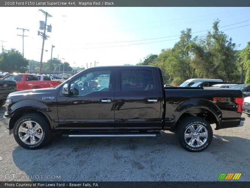 Magma Red / Black 2018 Ford F150 Lariat SuperCrew 4x4