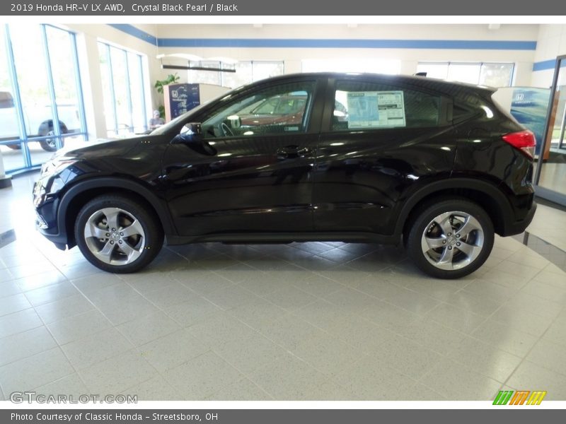 Crystal Black Pearl / Black 2019 Honda HR-V LX AWD