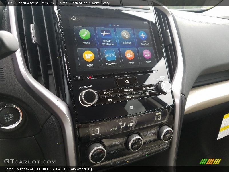 Crystal Black Silica / Warm Ivory 2019 Subaru Ascent Premium