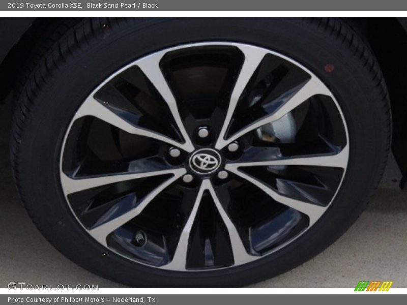 Black Sand Pearl / Black 2019 Toyota Corolla XSE
